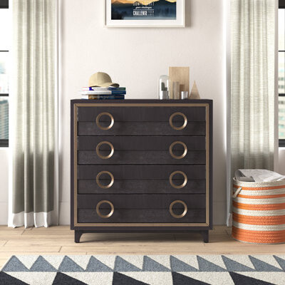 Willa Arlo Interiors Eaton 4 - Drawer Accent Chest