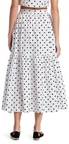 Thumbnail for your product : STAUD Orchid Polka Dot Skirt