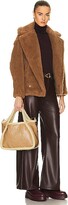 Thumbnail for your product : Stella McCartney Crossbody Logo Tote Bag in Tan