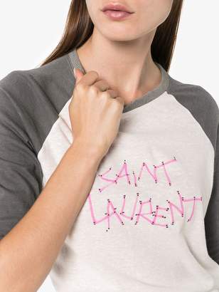 Saint Laurent Logo Print T-Shirt