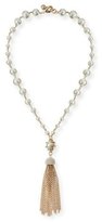 Thumbnail for your product : Lulu Frost Simulated Pearl Long Tassel Necklace