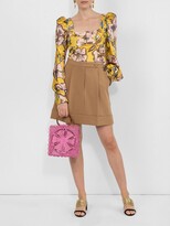 Floral Printed Madison Top Yellow 