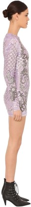 Balmain Embellished Mini Dress