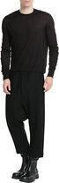 Thumbnail for your product : Rick Owens Cropped Wool Blend Pants