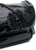 Thumbnail for your product : Saint Laurent medium Niki crocodile-embossed shoulder bag
