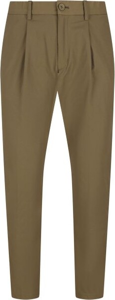 Herno Button Detailed Tapered Trousers