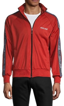 logo tape track jacket