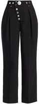 Thumbnail for your product : Alexander Wang Wide-Leg Snap Trousers