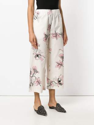 Vivetta floral cropped trousers