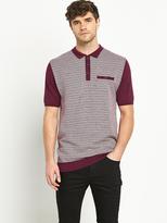 Thumbnail for your product : Goodsouls Mens Short Sleeve Jacquard Polo Shirt