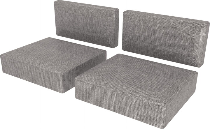 Better Homes & Gardens Slope Arm Sofa (Cushion) Helio Pewter Box 2/3