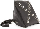Thumbnail for your product : Givenchy Triangle Mini Nappa Leather and Studs Wristlet, Black
