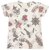 Thumbnail for your product : Madson Discount Tattoo Printed Jersey T-Shirt
