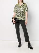Thumbnail for your product : Laneus Zebra Print Shirt