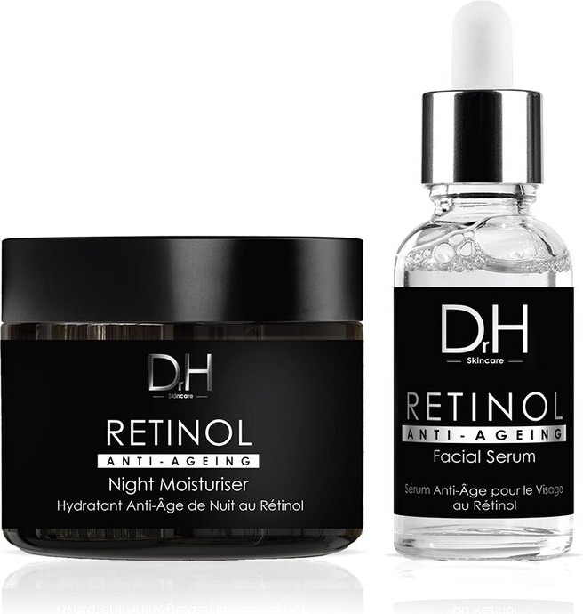 Dr. H Unisex 5.7Oz Retinol Anti-Aging Night Moisturiser & Anti-Aging Retinol Facial Serum
