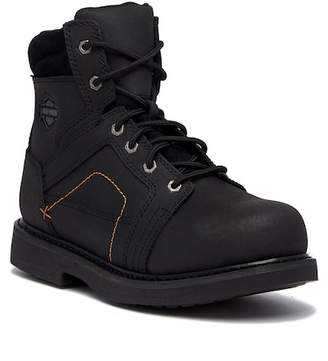 Harley-Davidson Pete Steel Toe Lace-Up Boot