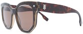 Thumbnail for your product : Burberry Eyewear Cat Eye Tortoise Shell Sunglasses