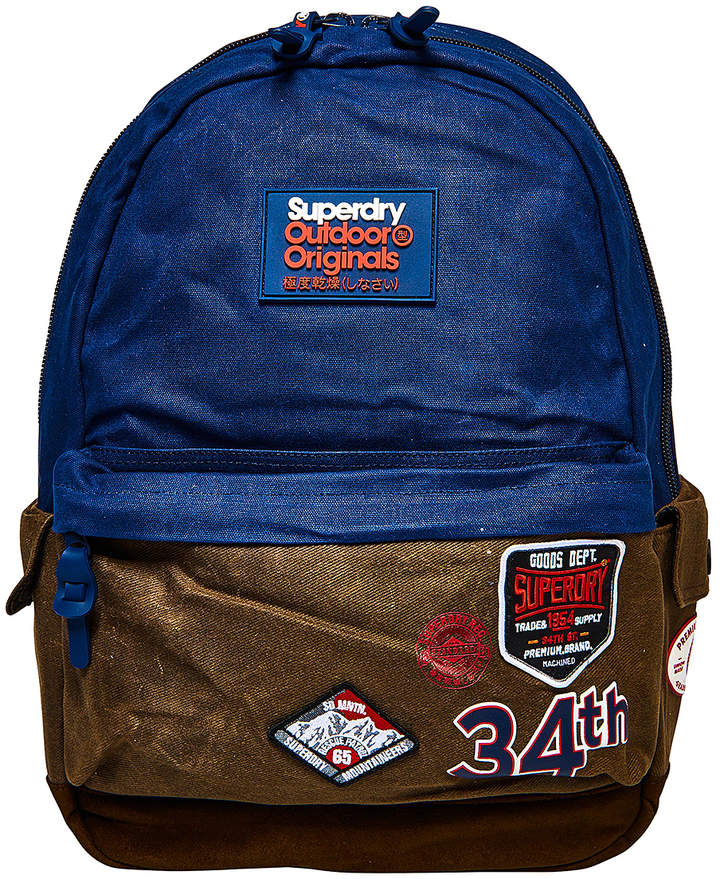 superdry navy backpack