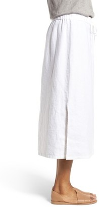 Eileen Fisher Women's Organic Linen Straight Skirt