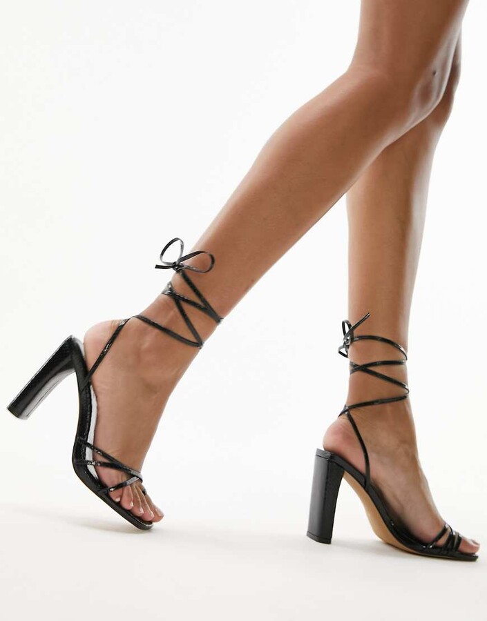 Tie Up The Leg Sandals ShopStyle UK