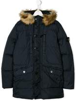 Thumbnail for your product : Stone Island Junior hooded padded coat