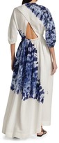 Thumbnail for your product : Proenza Schouler Tie-Dye Linen-Blend Maxi Dress