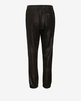 Thumbnail for your product : NSF Leather Like Sweatpant: Black