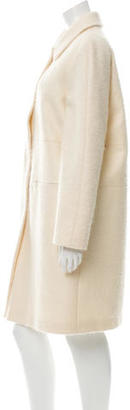 Fendi Wool & Mohair-Blend Knee-Length Coat