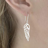 Thumbnail for your product : Tales From The Earth Sterling Silver Angel Wing Earrings