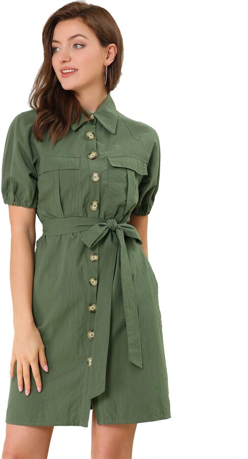 blush bell sleeve dress