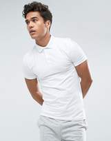 Thumbnail for your product : ASOS Extreme Muscle Polo Shirt In White