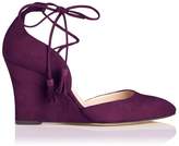 Thumbnail for your product : LK Bennett Leticia Purple Suede Open Courts