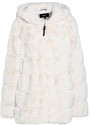 dkny teddy coat
