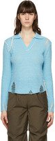 Thumbnail for your product : ANDERSSON BELL Blue Erica Long Sleeve Polo