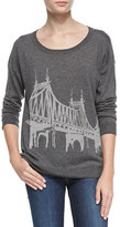 Thumbnail for your product : Joie Eloisa Bridge-Pattern Knit Sweater