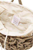 Thumbnail for your product : Alienina Woven Cotton Tote - Camel