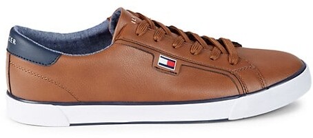 Tommy Hilfiger Brown Leather Men's Shoes | Shop the world's largest  collection of fashion | ShopStyle