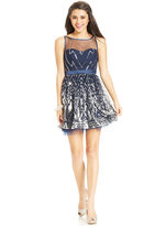 Thumbnail for your product : Crystal Doll Juniors' Sequin A-line Dress