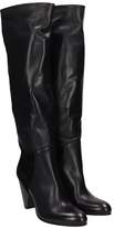 Thumbnail for your product : Strategia Black Suede And Leather Boots