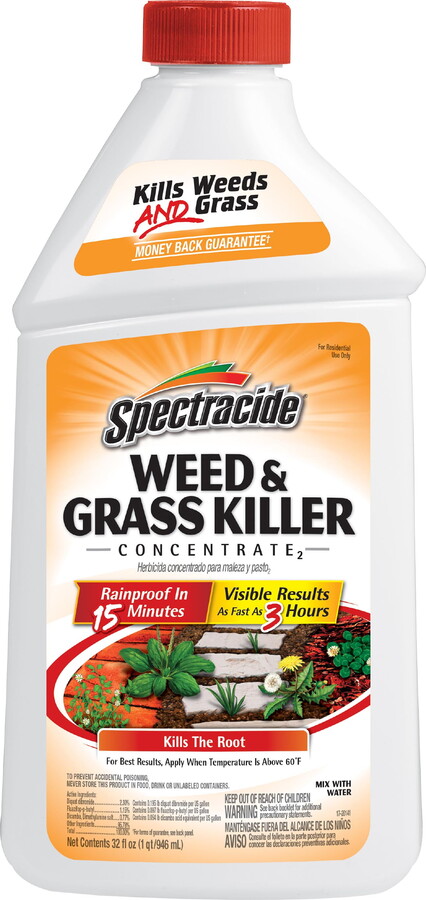 Spectracide Weed & Grass Killer Concentrate, Use on Patios, Walkways and Driveways, 32 Ounce