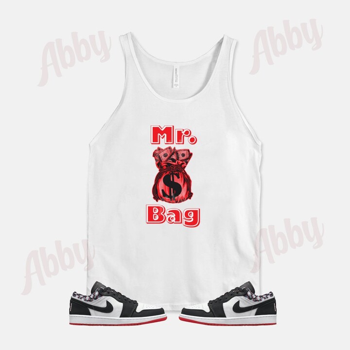 Mr Bag Tank Top To Match Jordan Retro 1 Quai 54, 54 Top, Sneaker