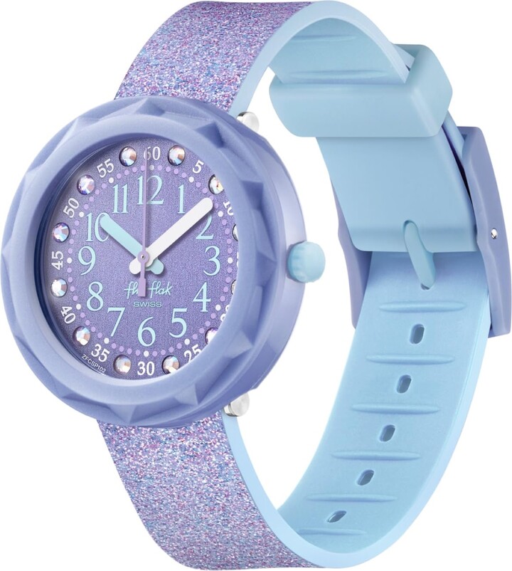 Flik Flak Girl Kids Watch Biosourced Quartz Waterproof Lilaxus