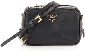 Prada Camera Shoulder Bag Saffiano Leather Small - ShopStyle