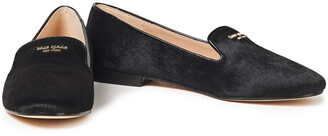 Kate Spade Embellished Calf Hair Loafers
