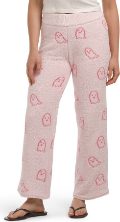TJMAXX Supersoft Teddy Yarn Ghost Lounge Pants For Women, Polyester
