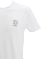 Thumbnail for your product : Versace Underwear Printed Stretch Cotton Undershirt
