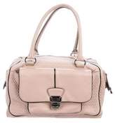 Thumbnail for your product : Tod's Signature Embossed Leather Satchel brown Signature Embossed Leather Satchel