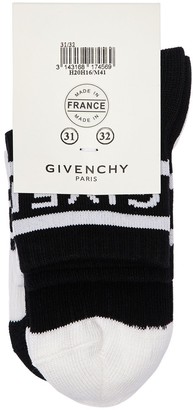Givenchy 2 Pairs Of Cotton Knit Socks