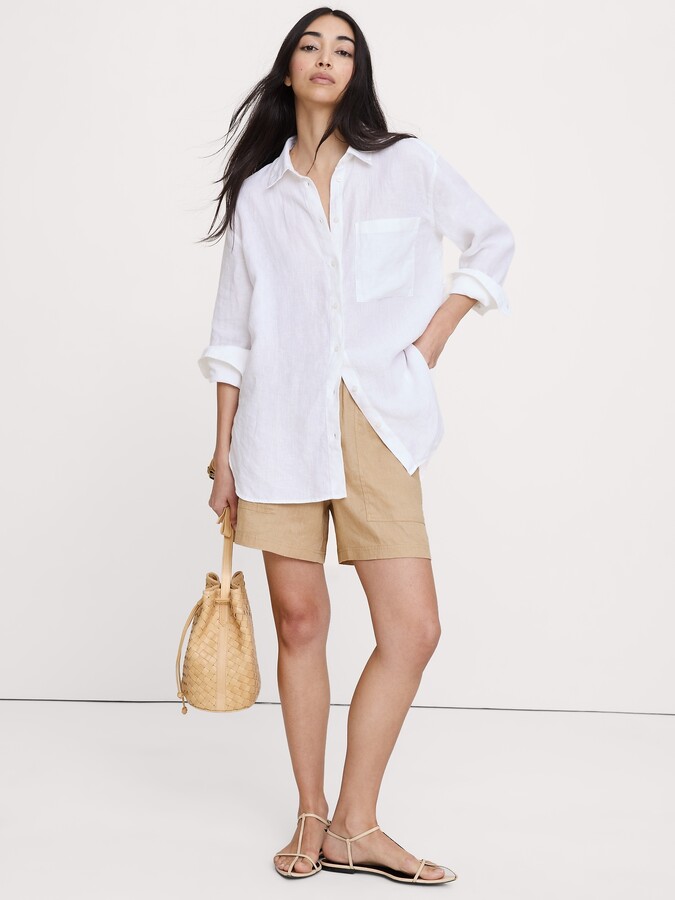 Banana Republic The Oversized Linen Shirt