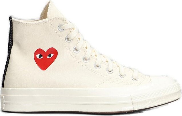 Comme des Garçons PLAY X Converse Play Chuck 70 Lace-Up Sneakers